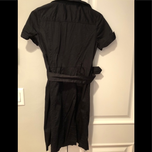 Black button down dress by Apt 9 size 6 EUC - Picture 2 of 2